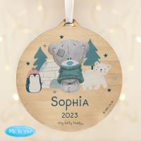 Personalised Winter Explorer Me to You Wooden Decoration Extra Image 1 Preview